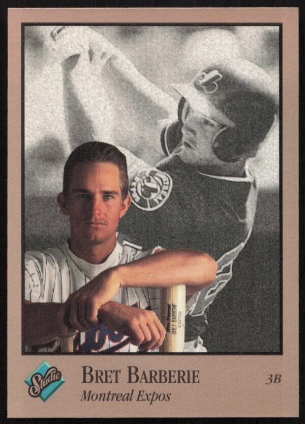 1992 Leaf Studio Bret Barberie #51 (Front)