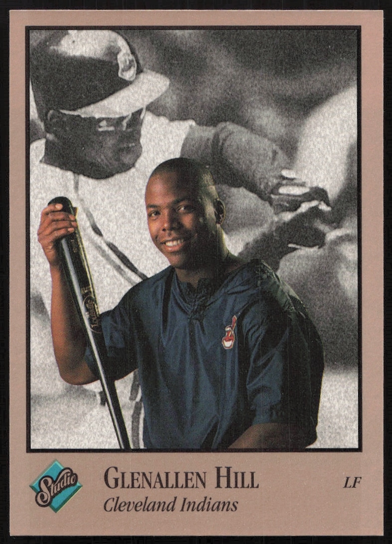 1992 Leaf Studio Glenallen Hill #166 (Front)