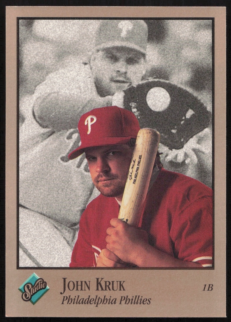 1992 Leaf Studio John Kruk #76 (Front)