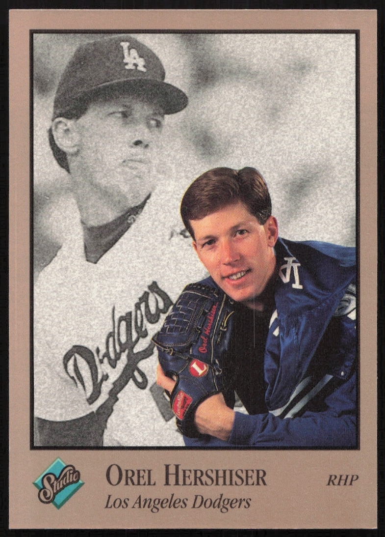 1992 Leaf Studio Orel Hershiser #44 (Front)