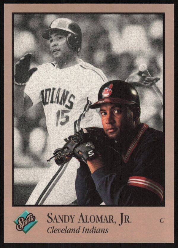 1992 Leaf Studio Sandy Alomar Jr. #161 (Front)