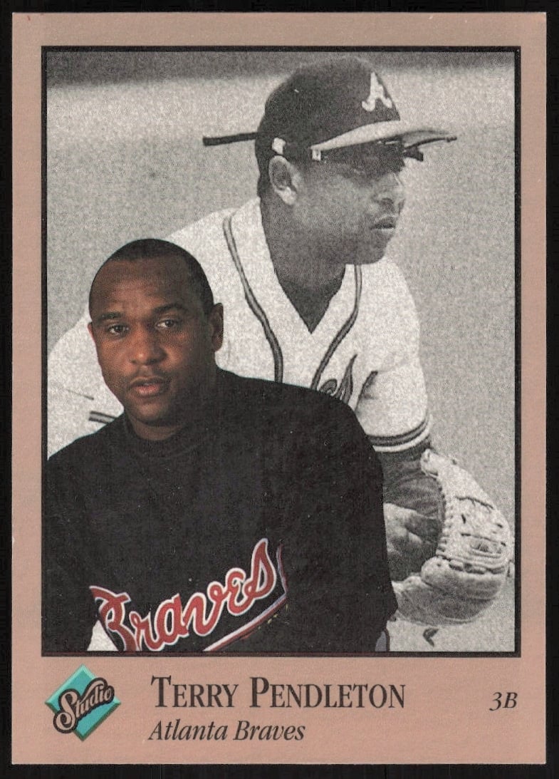 1992 Leaf Studio Terry Pendleton #8 (Front)