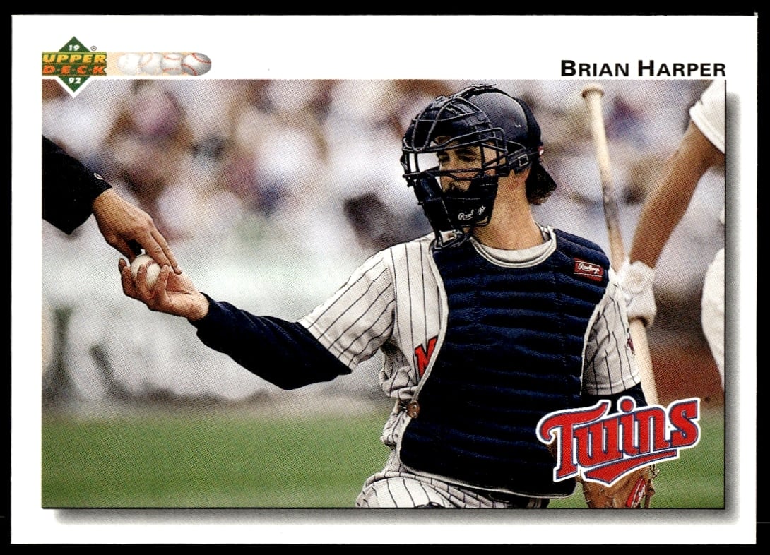 1992 Upper Deck Brian Harper #527 (Front)