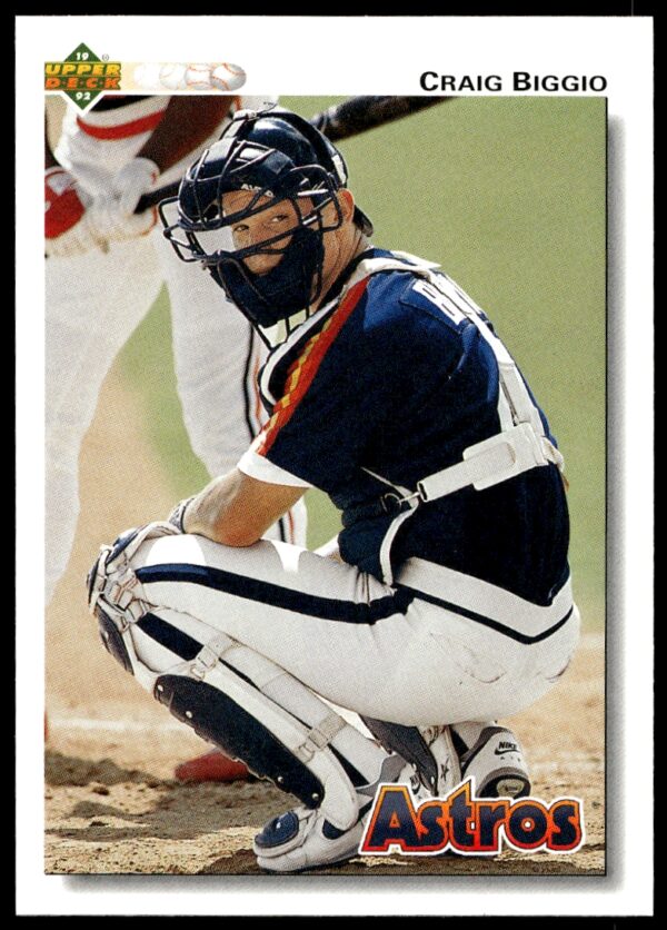 1992 Upper Deck Craig Biggio #162 (Front)