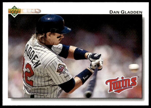 1992 Upper Deck Dan Gladden #332 (Front)