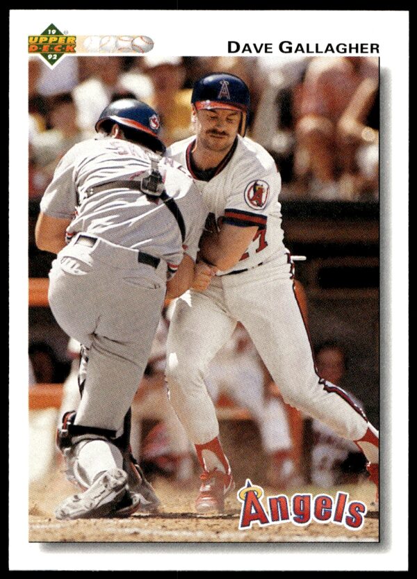 1992 Upper Deck Dave Gallagher #289 (Front)