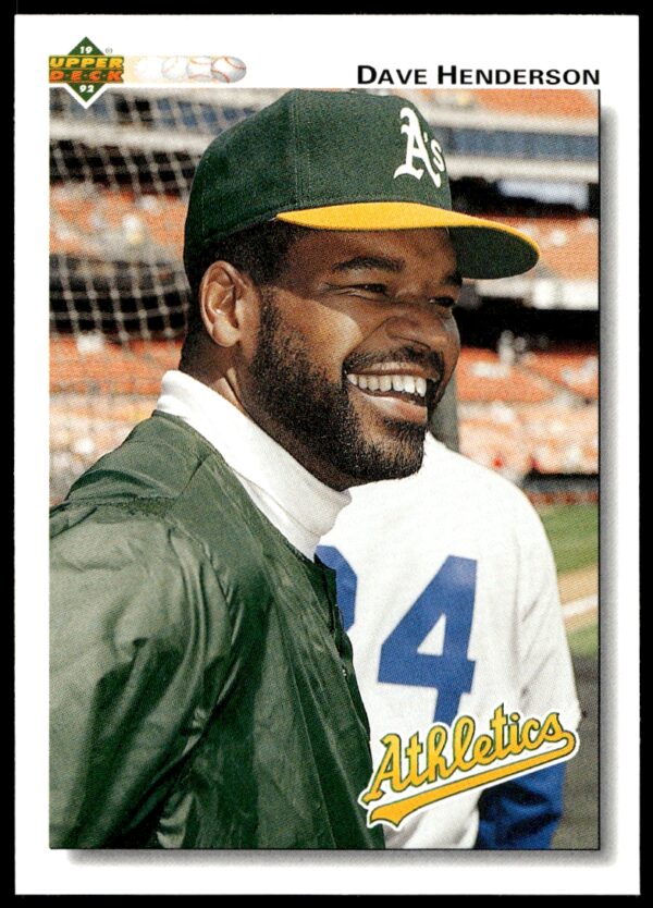 1992 Upper Deck Dave Henderson #172 (Front)