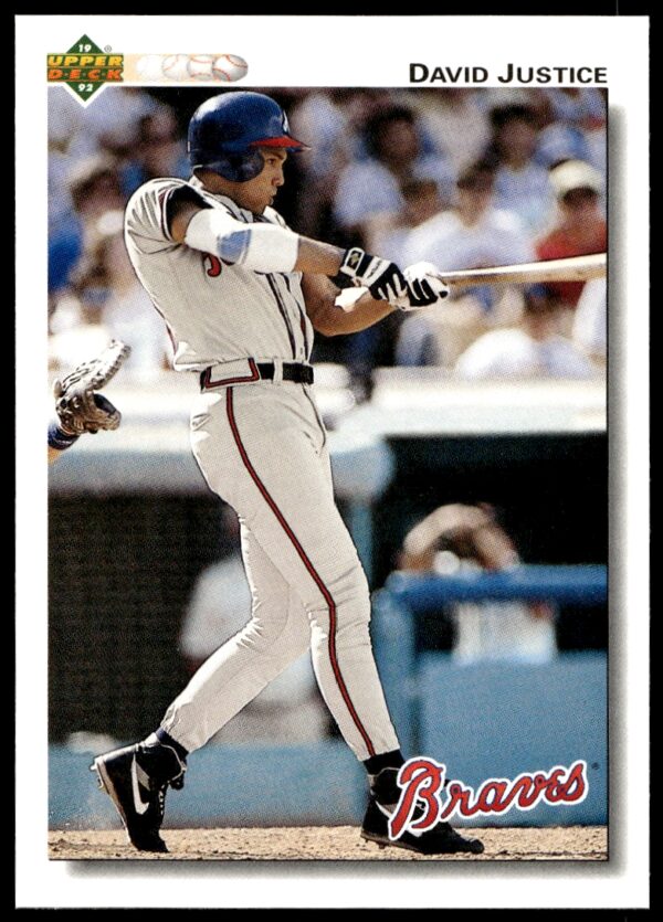 1992 Upper Deck David Justice #546 (Front)