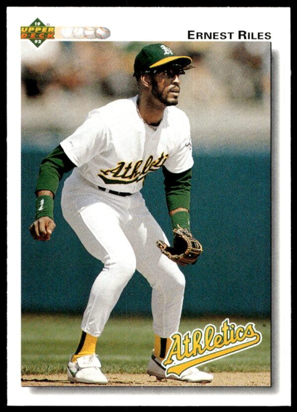 1992 Upper Deck Ernest Riles #494 (Front)