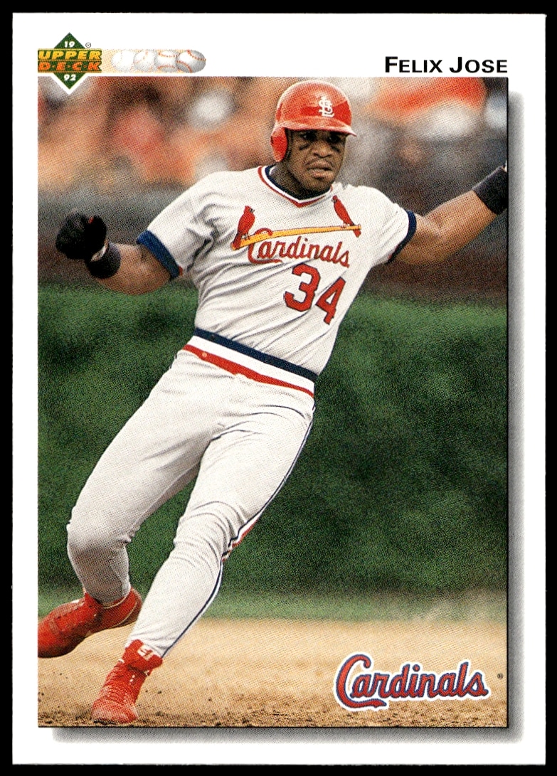 1992 Upper Deck Felix Jose #264 (Front)