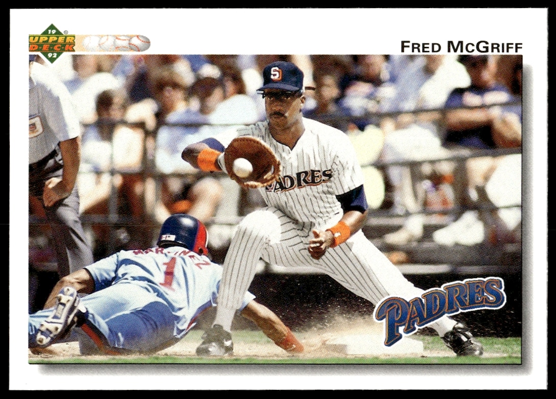 1992 Upper Deck Fred McGriff #344 (Front)