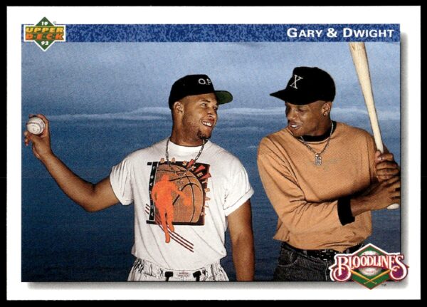 1992 Upper Deck Gary Sheffield / Dwight Gooden BL #84 (Front)