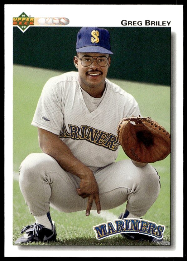 1992 Upper Deck Greg Briley #369 (Front)