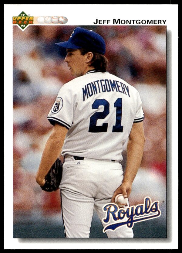 1992 Upper Deck Jeff Montgomery #627 (Front)