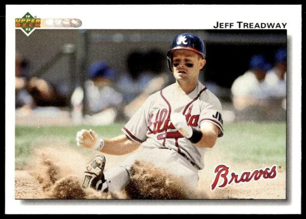 1992 Upper Deck Jeff Treadway #389 (Front)