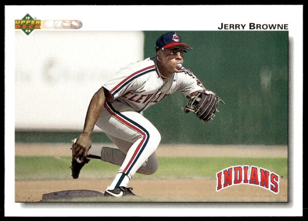 1992 Upper Deck Jerry Browne #340 (Front)