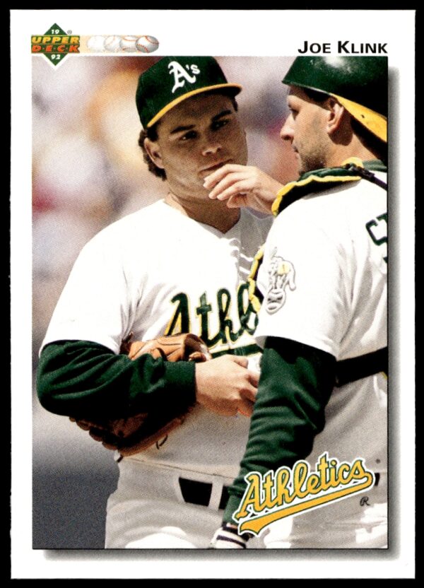 1992 Upper Deck Joe Klink #530 (Front)