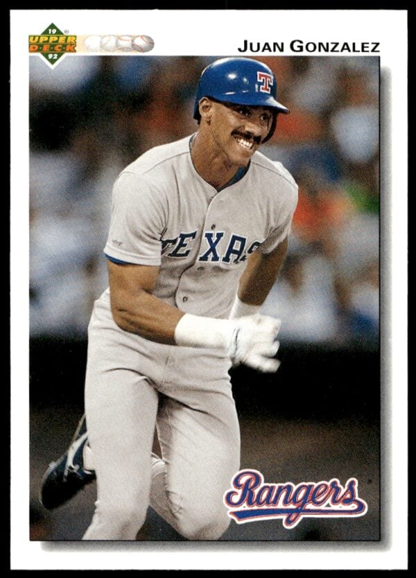 1992 Upper Deck Juan Gonzalez #243 (Front)