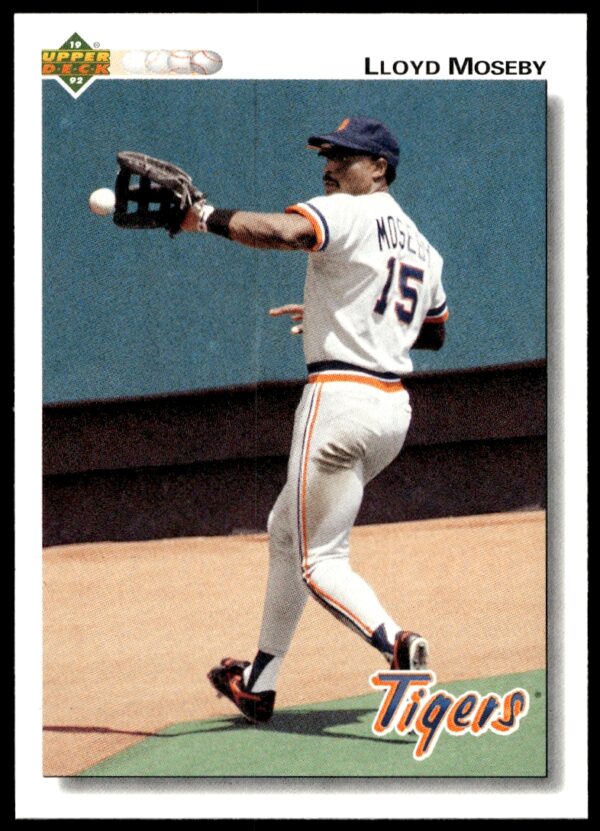 1992 Upper Deck Lloyd Moseby #468 (Front)