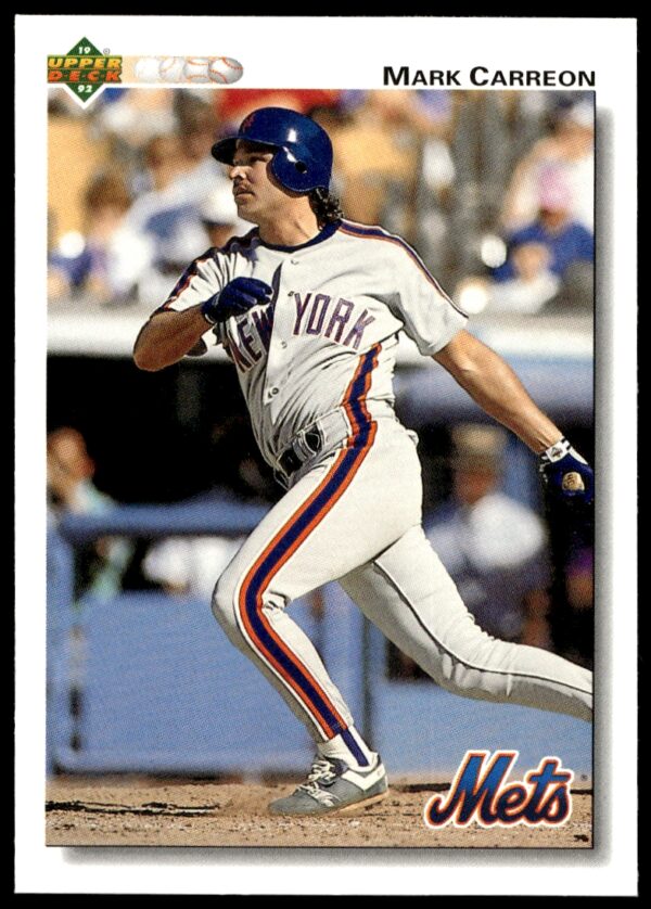 1992 Upper Deck Mark Carreon #398 (Front)