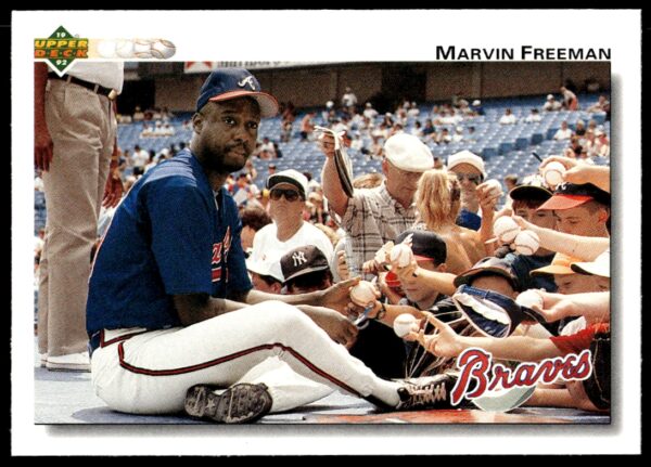 1992 Upper Deck Marvin Freeman #491 (Front)