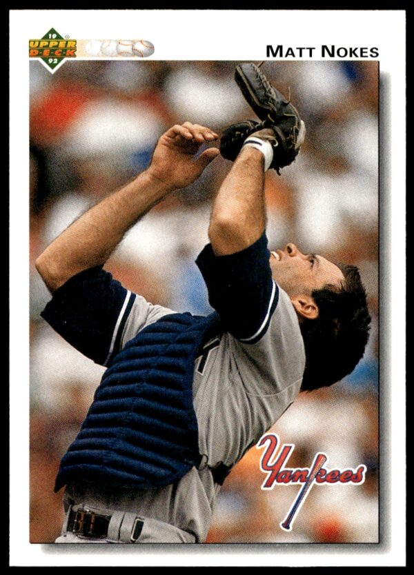 1992 Upper Deck Matt Nokes #295 (Front)