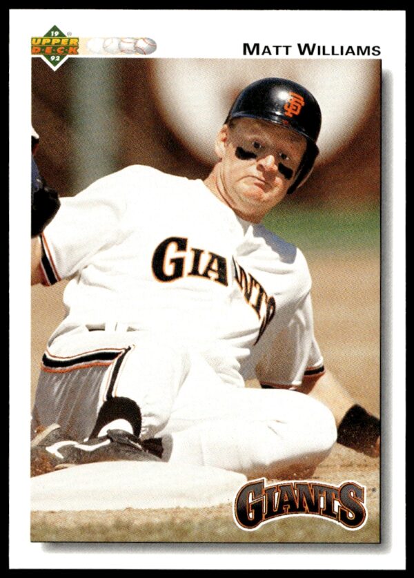 1992 Upper Deck Matt Williams #154 (Front)