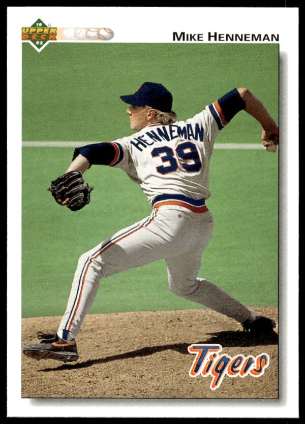 1992 Upper Deck Mike Henneman #339 (Front)