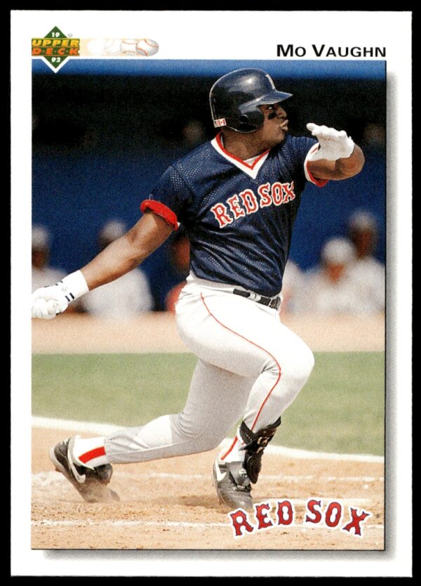 1992 Upper Deck Mo Vaughn #445 (Front)