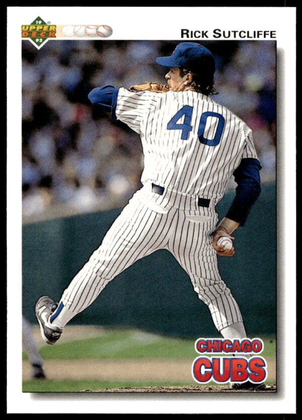 1992 Upper Deck Rick Sutcliffe #529 (Front)