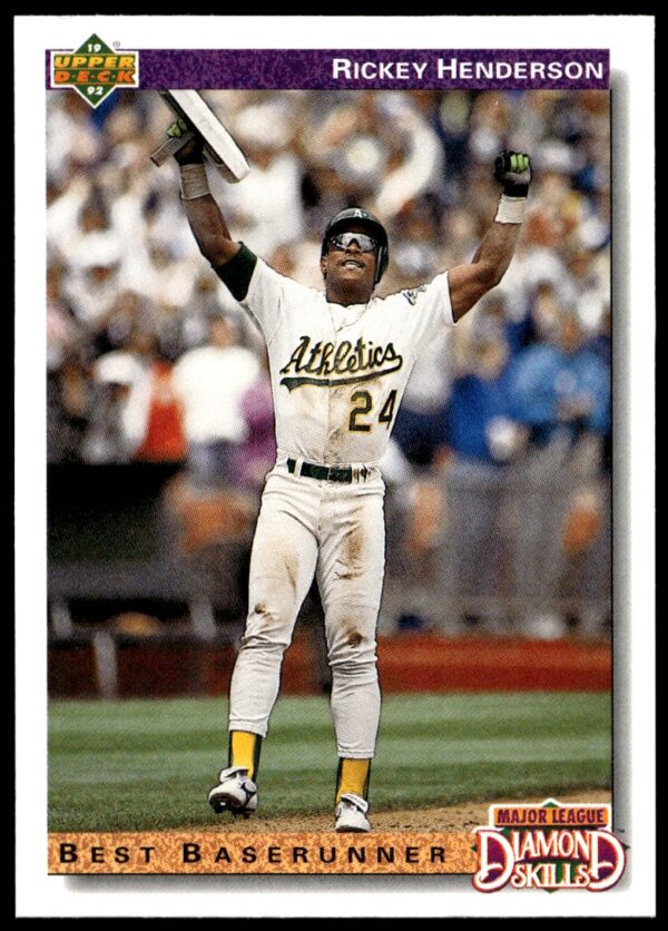 1992 Upper Deck Rickey Henderson #648 (Front)