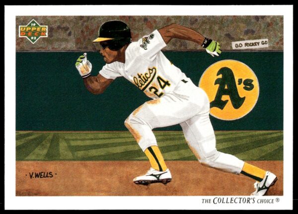 1992 Upper Deck Rickey Henderson Team Checklist #90 (Front)