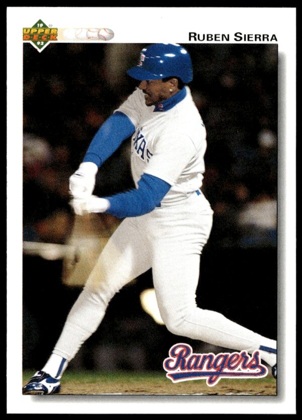 1992 Upper Deck Ruben Sierra #176 (Front)