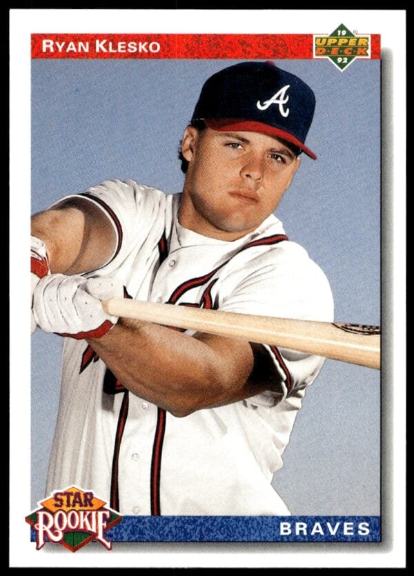 1992 Upper Deck Ryan Klesko #24 (Front)