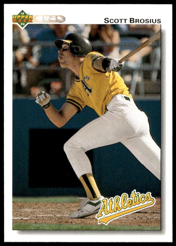 1992 Upper Deck Scott Brosius #312 (Front)