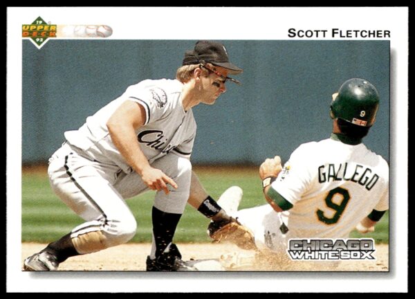 1992 Upper Deck Scott Fletcher #186 (Front)