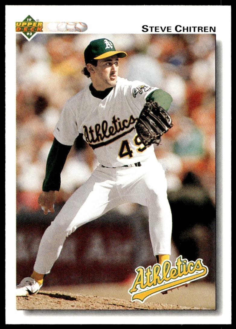 1992 Upper Deck Steve Chitren #471 (Front)