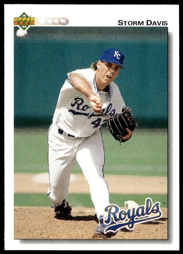 1992 Upper Deck Storm Davis #499 (Front)