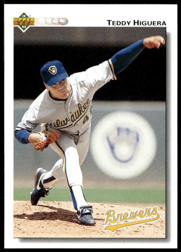 1992 Upper Deck Teddy Higuera #138 (Front)