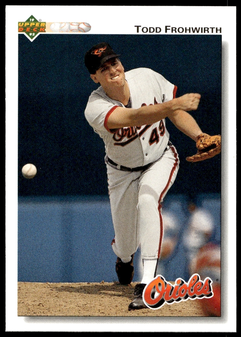 1992 Upper Deck Todd Frohwirth #318 (Front)