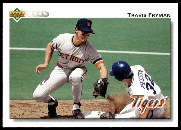 1992 Upper Deck Travis Fryman #466 (Front)