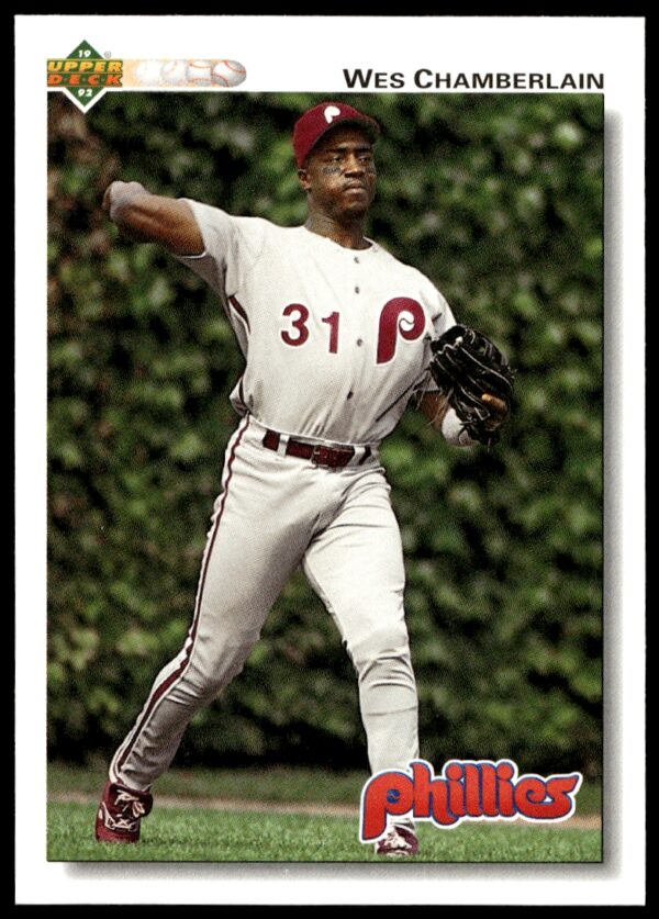 1992 Upper Deck Wes Chamberlain #347 (Front)