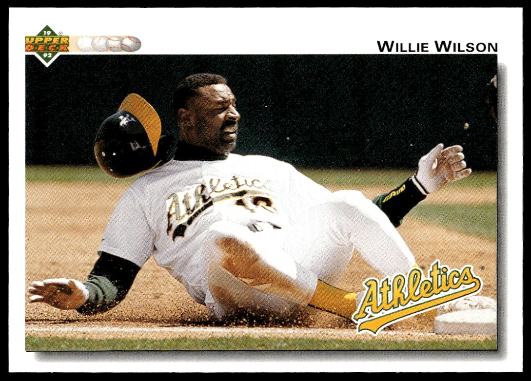 1992 Upper Deck Willie Wilson #238 (Front)