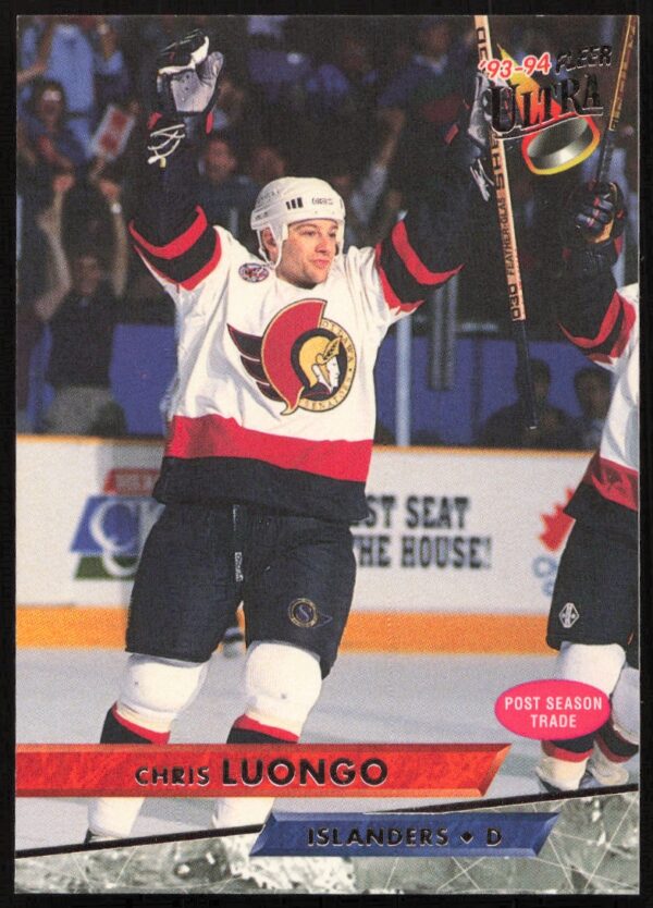 1993-94 Fleer Ultra Chris Luongo #96 (Front)