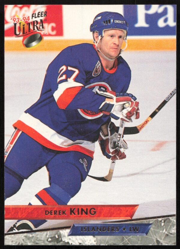 1993-94 Fleer Ultra Derek King #176 (Front)