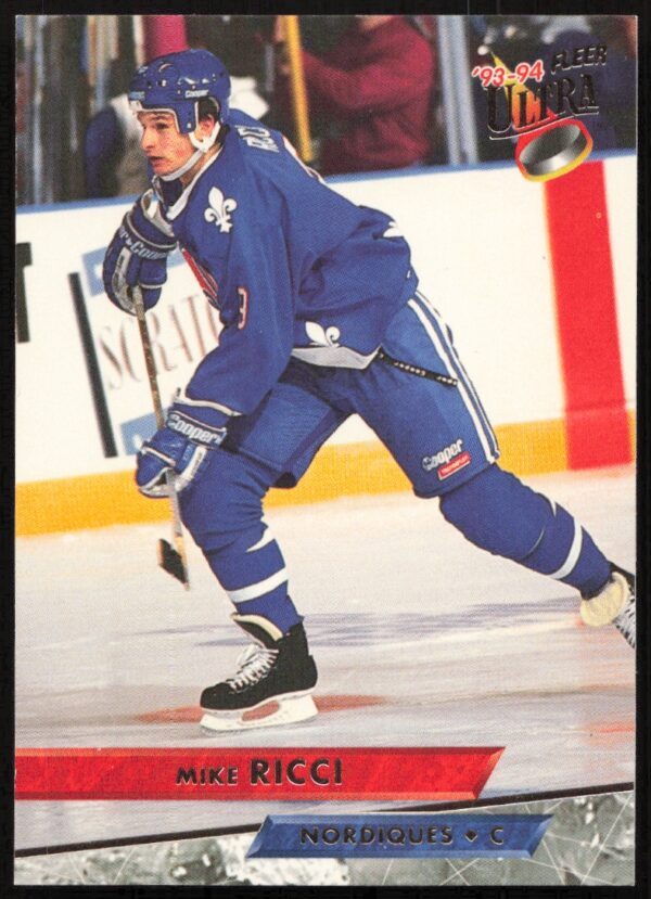 1993-94 Fleer Ultra Mike Ricci #168 (Front)