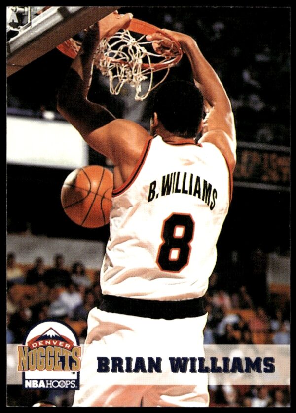 1993-94 Hoops Brian Williams #329 (Front)