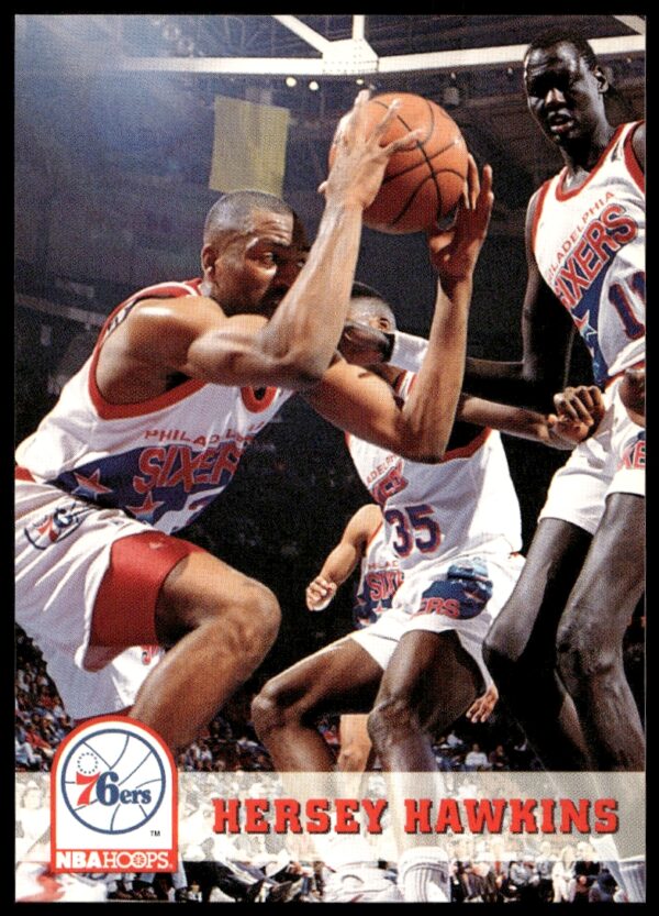 1993-94 Hoops Hersey Hawkins #163 (Front)