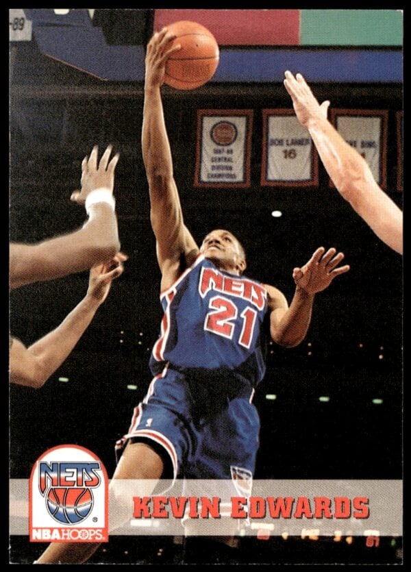 1993-94 Hoops Kevin Edwards #370 (Front)