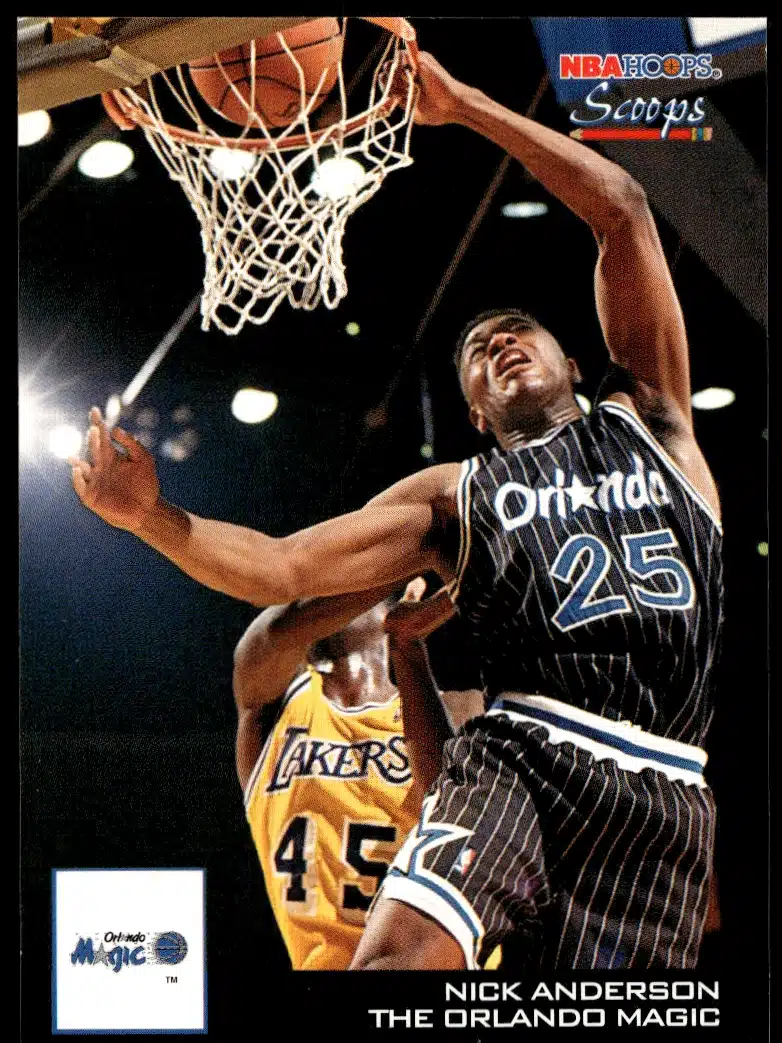 1993-94 Hoops Nick Anderson Scoops #HS19 (Front)